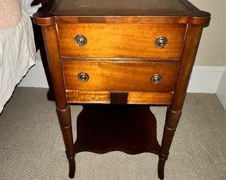Solid mahogany nightstand.