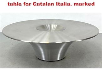Lot 2 Yasuhiro Shito Alien coffee table for Catalan Italia. marked