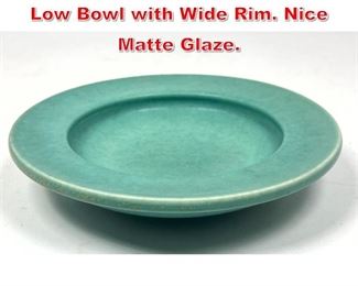 Lot 53 Gunnar Nylund For Rorstrand Low Bowl with Wide Rim. Nice Matte Glaze.
