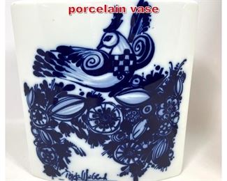 Lot 73 Bjorn Wiinblad for Rosenthal porcelain vase