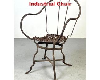 Lot 89 Odd Chain Seated Industrial Chair