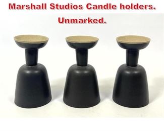Lot 198 Gordon and Jane Martz for Marshall Studios Candle holders. Unmarked. 