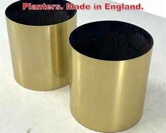 Lot 370 Pair Paul Mayen Style Planters. Made in England.