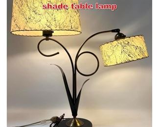 Lot 428 Majestic lamp company 2 shade table lamp