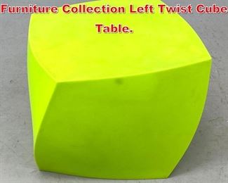 Lot 447 HELLER Frank Gehry Furniture Collection Left Twist Cube Table. 