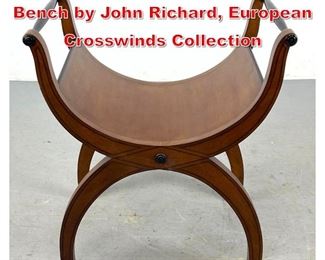 Lot 511 Wooden NeoClassical Bench by John Richard, European Crosswinds Collection