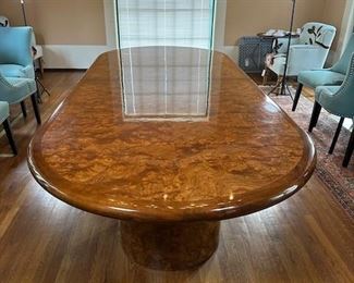 $2200  Burlwood Walnut 126 x 52 x 28 (+ another 52" extension available- needs refurb)