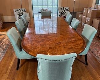 $2200  Burlwood Walnut 126 x 52 x 28 (+ another 52" extension available- needs refurb)