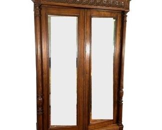 $800, Late 19th Century Breton Brittany Armoire
