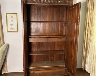 $800, Late 19th Century Breton Brittany Armoire