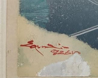 $2750.  Yasu Eguchi, original, watercolor on paper