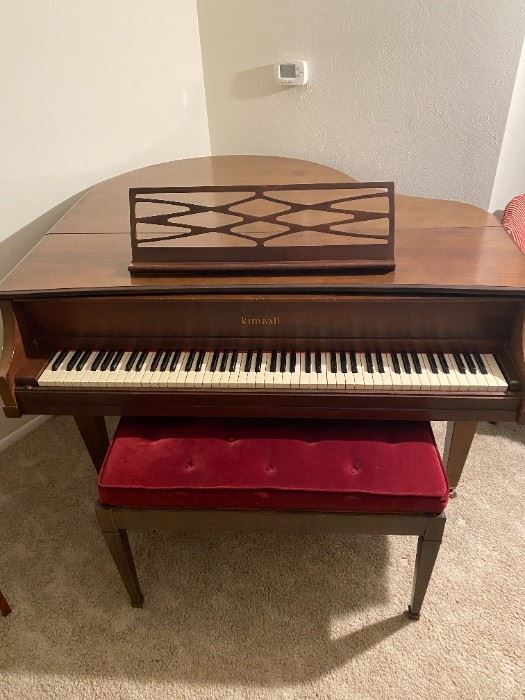 Kimball baby grand piano. $300 is our best with offer.