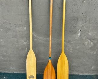 3 5Foot Canoe Paddles