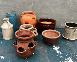 A Variety Of Planters Plus