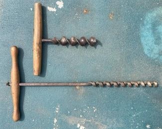 Antique Ice Augers or Barn Beam Drills