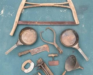 Antique Kitchen And Yard Tools