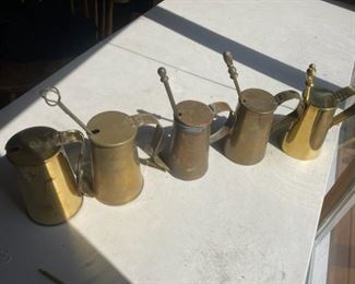 Brass Kerosene Fire Starters or Smudge Pots