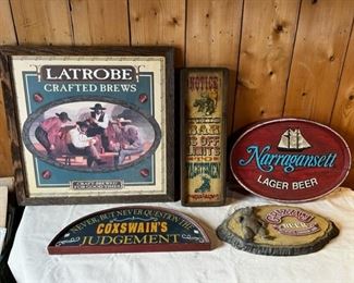 Collection Of Bar Signs