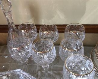 ROGASKA WINE GLASSES AND DECANTER