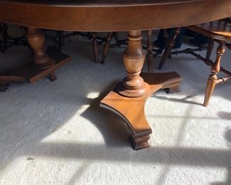 BASE OF DINING ROOM TABLE