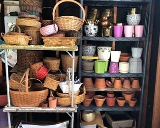 BASKETS AND VASES