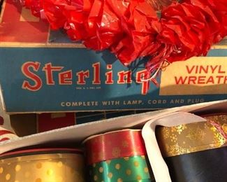 VINTAGE VINYL WREATH