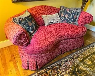 Lexington curved loveseat