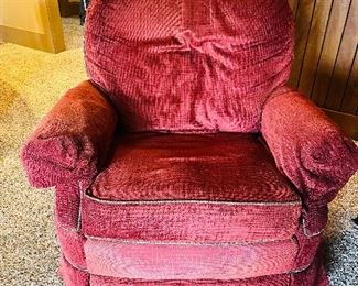 Pair of Taylor & King swivel reclining chairs