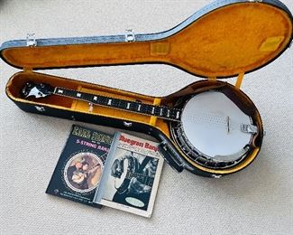 Vintage Aria bow tie 5 string banjo