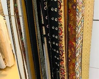 Ladies belts including Lucky