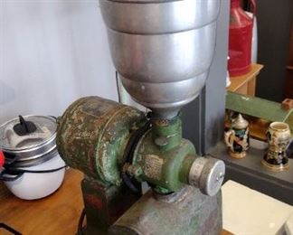 antique coffee grinder