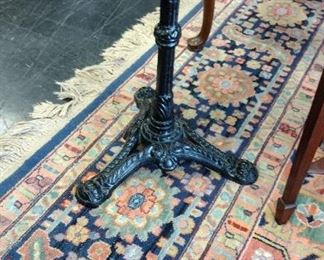 nice cast iron /marble top table