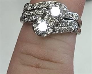 diamond engagement ring with appraisal