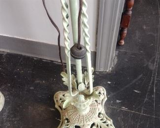 wrought iron vintage lamp