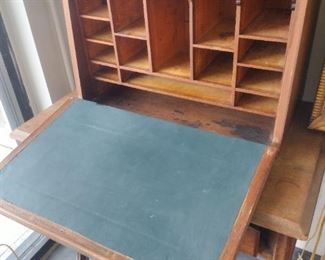 antique drop front desk