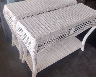 wicker tables