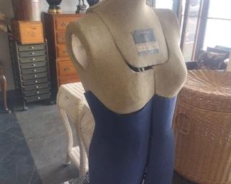 vintage dress form (it will stand up )