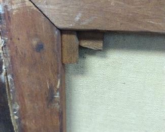 large vinage oil on canvas