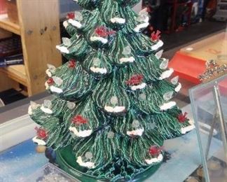 vintage ceramic christmas tree