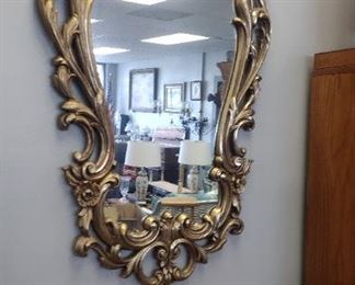 gold decorative mirror