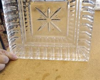 signed Waterford crystal