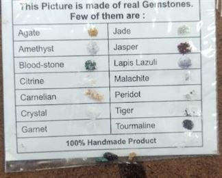 Persian art made of real gemstones