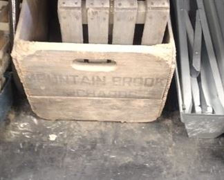 vintage wood crates