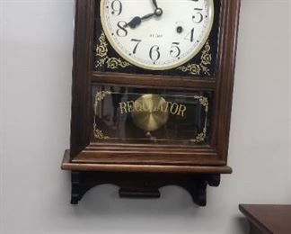 regulator wall clock with movement (not battery operated)