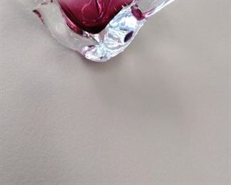 Cranberry art glass