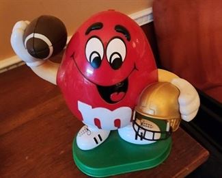 M and M candy dispenser front