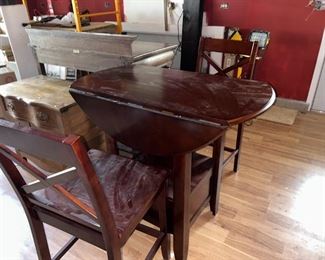 BAR TABLE & 2 CHAIRS