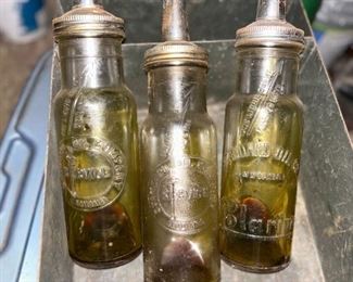 GLASS OIL BOTTLES