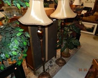 set of floor lamps