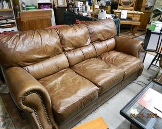 leather sofa